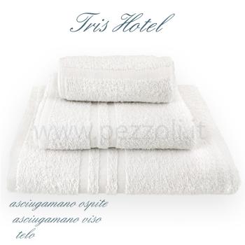 Z PLAIN Hotel Tris asciugamani OSPITE + VISO + TELO