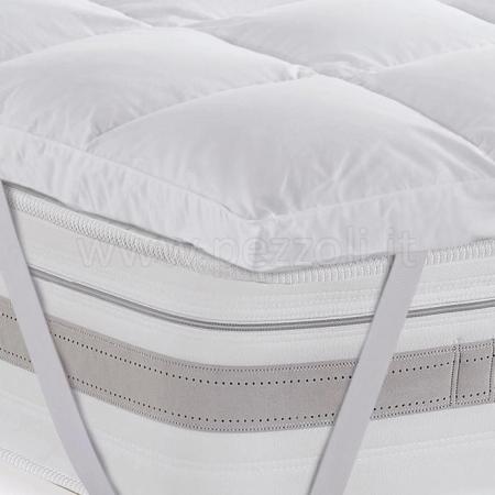 SOFT TOPPER PIUMINO 170X200 H5/8cm coprimaterasso c/elastici