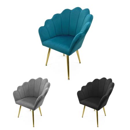 POLTRONA LUXURY velluto 88x55 - foto 4