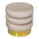 POUF velvet cream 38x38 - photo 4