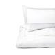 Parure Duvet Cover White  pure cotton percale 80 SINGLE BED