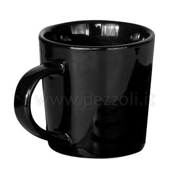 TAZZA mug in porcellana nera