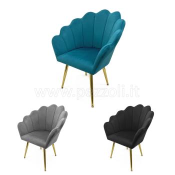 Luxury chair velvet 88x55