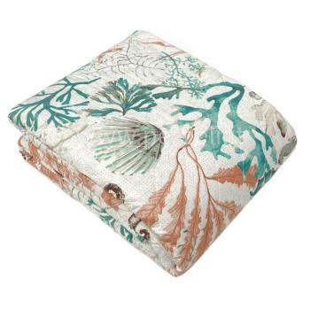 QUILTED FHISH printed BEDCOVERS DOUBLE