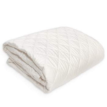 MODERN RASO Quilted bedcover cm 260x260 made in satin cotton fabric