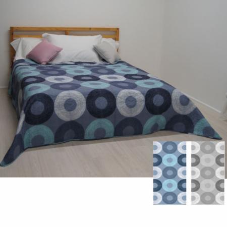 QUILTED Multicolor printed BEDCOVERS DOUBLE - photo 1